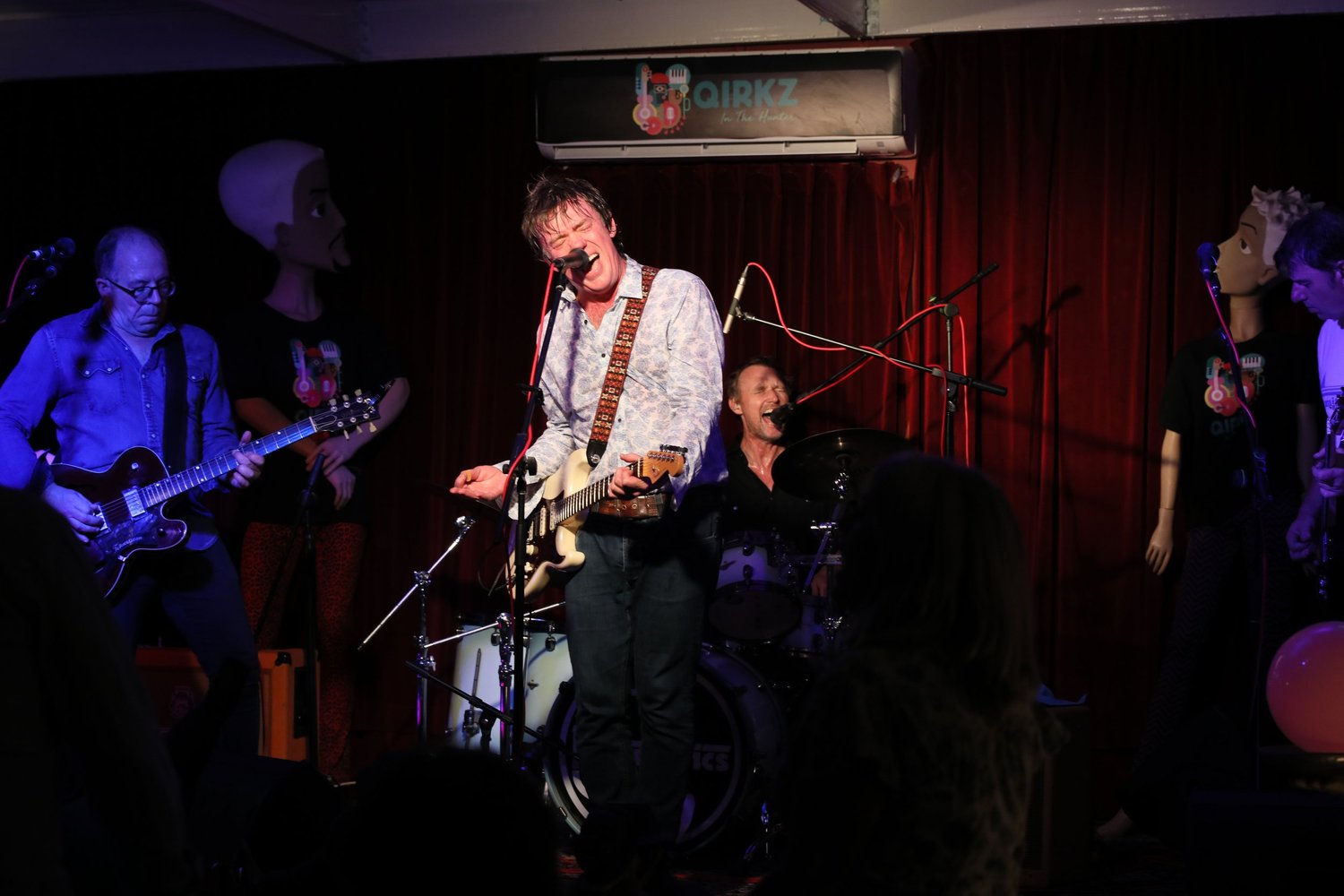 The Pragmatics performing live at Qirkz in the Hunter